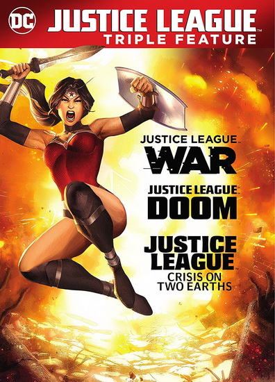 DC Justice League: War / Doom / Crisis on Two Earths (Triple Feature) - 