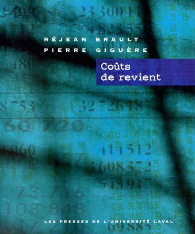 Coûts de revient - BRAULT - GIGUERE