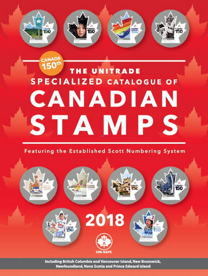 Unitrade specialized catalogue of Canadian Stamps 2018 - COLLECTIF