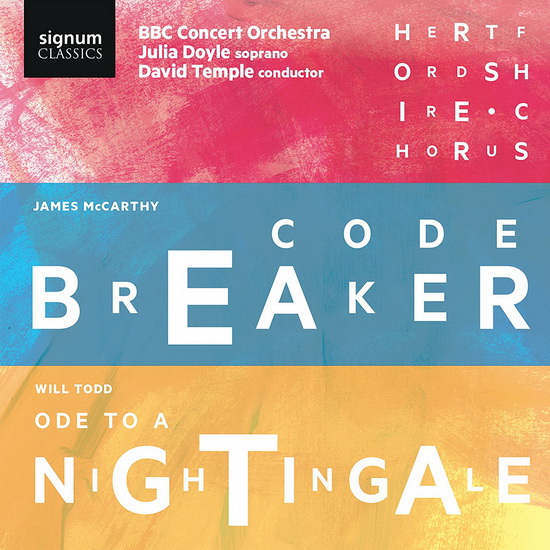 Codebreaker / Will Todd: Ode To A Nightingale (2CD) - MCCARTHY JAMES - TODD WILL