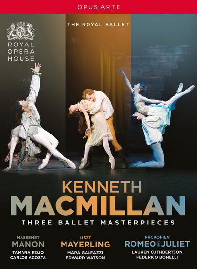 Kenneth MacMillan: Three Ballet Masterpieces (4DVD) - LISZT - PROKOFIEV - MASSENET