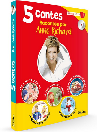 5 contes Cof. 5 vls + 2 CD - ANNE RICHARD