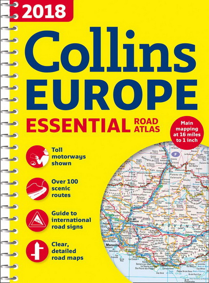 2018 Collins Europe Essential Road Atlas - COLLECTIF