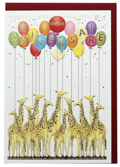 Joyeux Anniversaire Girafes Avec Ballons Livres Renaud Bray Com Livres Cadeaux Jeux