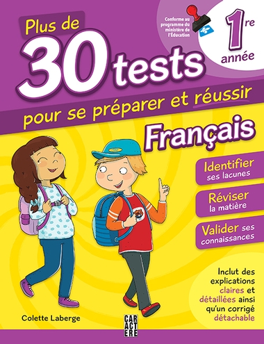 Plus de 30 tests 1re année français 3e éd. - COLETTE LABERGE