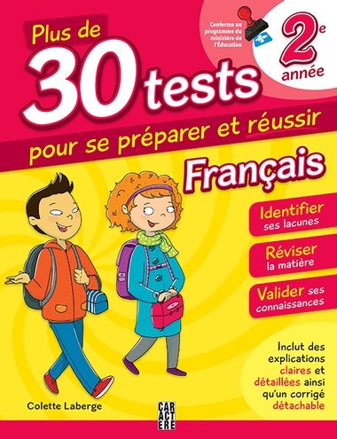 Plus de 30 tests 2e année français 3e éd. - COLETTE LABERGE