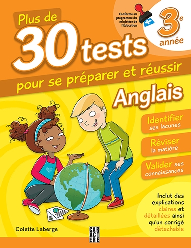 Plus de 30 tests 3e année anglais 3e éd. - COLETTE LABERGE - AUBIN GUILLAUME B