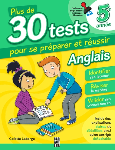 Plus de 30 tests 5e année anglais 3e éd. - COLETTE LABERGE - GUILLAUME B AUBIN