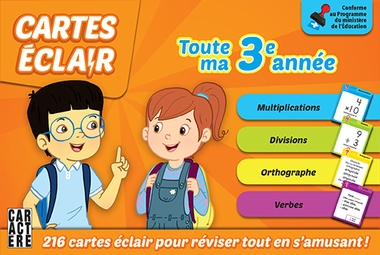 Cartes éclair : toute ma 3e année - SABRINA DUFOUR