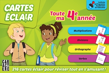 Cartes éclair : toute ma 4e année - SABRINA DUFOUR