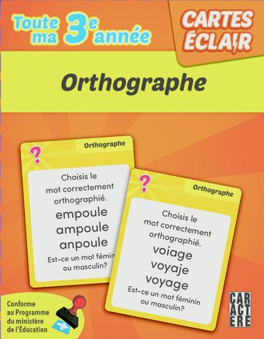Toute ma 3e année : orthographe - SABRINA DUFOUR