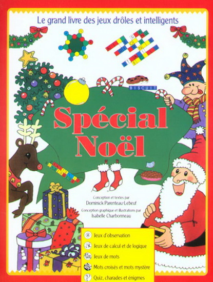 Grand livre des jeux drôles.. Spéc. Noël - CHARBONNEAU & AL