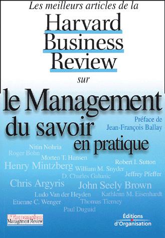 Le Management du savoir en pratique - COLLECTIF
