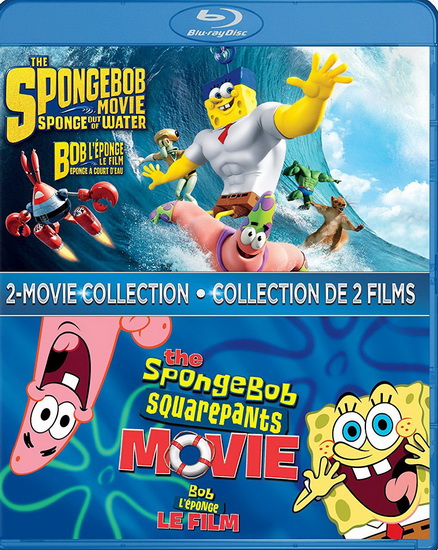 Spongebob Squarepants Movie + Spongebob Movie: Sponge Out Of Water (Blu-Ray) - SPONGEBOB SQUAREPANTS