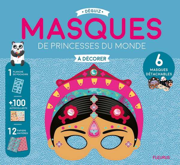 Mes masques de princesses du monde N. éd. - STÉPHANIE ROUSSEAU