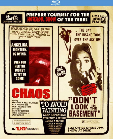 Chaos / Don&#39;t Look in The Basement (Blu-Ray) - DIVERS
