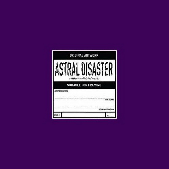 Astral Disaster Sessions Un / Finished Musics (Vinyl) - COIL