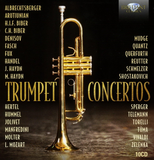 Trumpet Concertos Vol.1 (10CD) - COMPILATION TROMPETTE