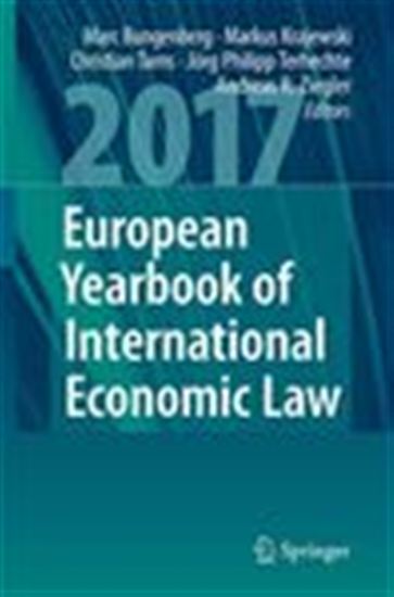 European Yearbook of International Economic Law 2017 - COLLECTIF