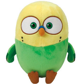 Oiseau jaune et vert Sweet pea