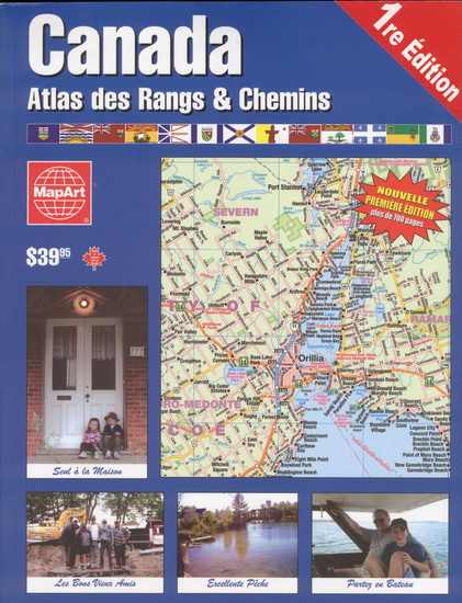 Atlas du Canada routes secondaires - Français - COLLECTIF