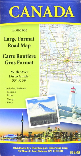 Canada Large Format Road Map - COLLECTIF