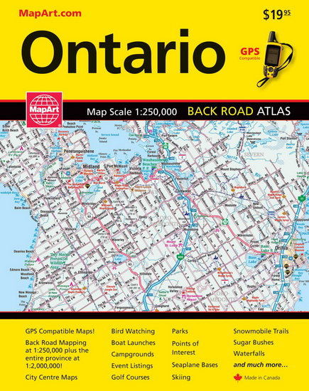Ontario Back Road Atlas (ON) - COLLECTIF
