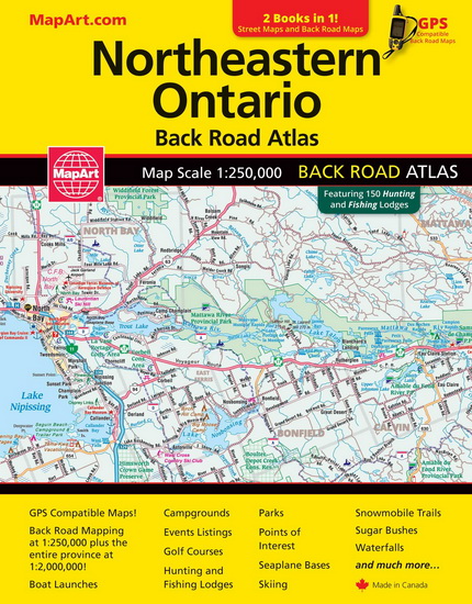 Ontario N.E. Road Atlas & North Bay Sudbury Sault Ste. Marie Street Guide (ON) - COLLECTIF