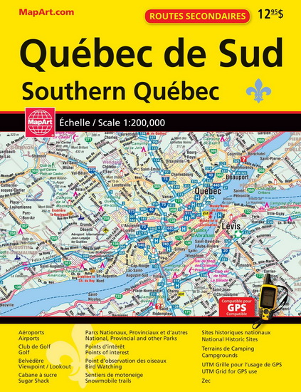 Atlas du Sud du Québec ( Routes Secondaires) (QC) - COLLECTIF