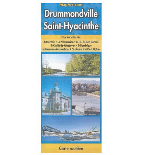 Carte Drummondville, Saint-Hyacinthe (QC) - COLLECTIF