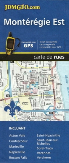 Carte Montérégie Est   (QC) - COLLECTIF