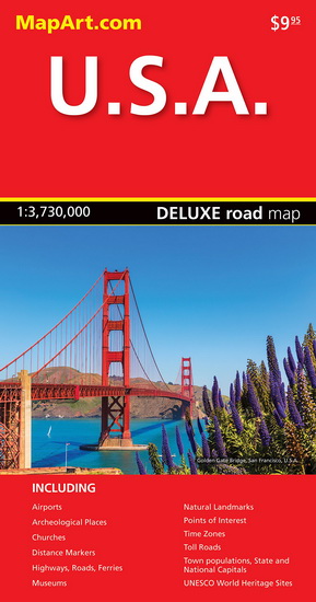 USA Map (New MapArt) - COLLECTIF
