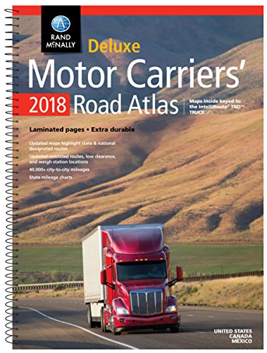 North America Motor Carriers' Atlas Laminated 2018 - COLLECTIF