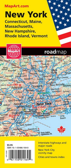 United States Northeastern USA Map - COLLECTIF