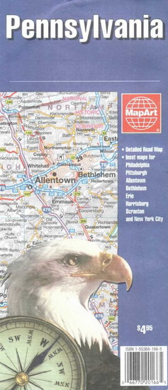 Pennsylvania Map (PA) - COLLECTIF