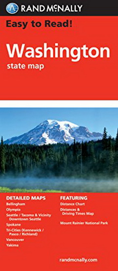 Washington State Map (WA) - COLLECTIF