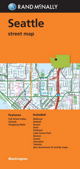 Seattle WA Street Map (WA) - COLLECTIF