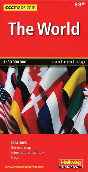 Carte du monde Pliée/The World Map Folded - COLLECTIF