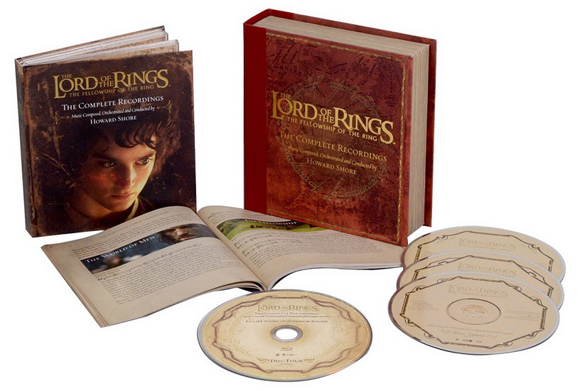 Lord Of The Rings: The Fellowship Of The Ring - Complete Rec. (3CD+Blu Ray Audio) - SHORE HOWARD