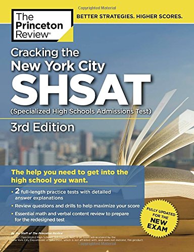Cracking the New York City SHSAT (Specialized High Schools Admissions Test),  3rd Edition - COLLECTIF