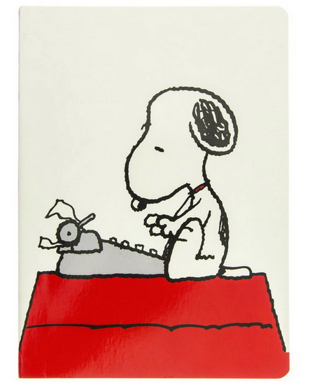 Journal ligné Snoopy Machine à écrire