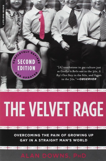 The Velvet Rage: Overcoming the Pain of Growing Up Gay in a Straight Man&#39;s World 2nd ed. - ALAN DOWNS