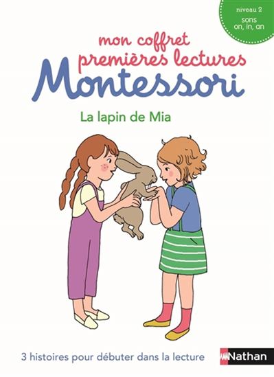 Mon coffret premières lectures Montessori : le lapin de Mila : niveau 2 - CHANTAL GUÉRIN & AL