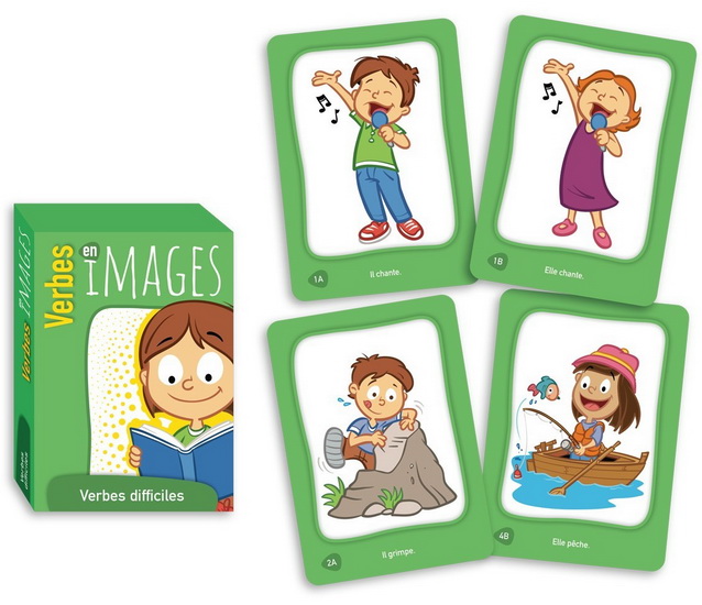 Verbes en images (difficile) - MARIE-ÈVE BERGERON-GAUDIN