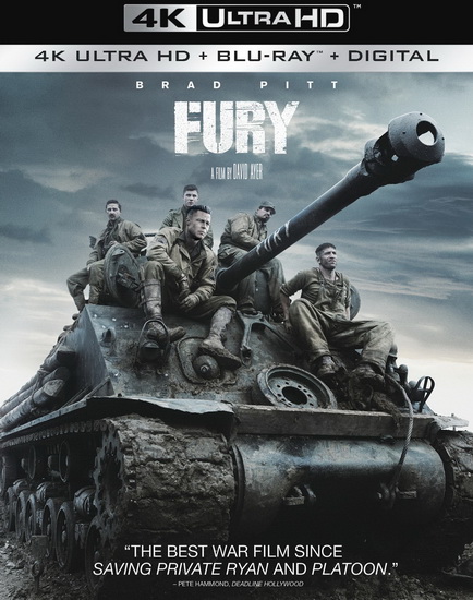 Fury (4K+Blu-Ray) - DAVID AYER