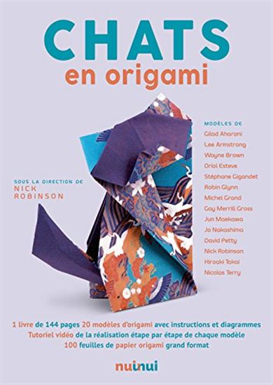 Chats en origami Cof. - CATHERINE BEDARD