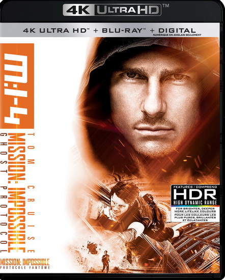 Mission Impossible: Ghost Protocol (4K+Blu-Ray) - BRAD BIRD