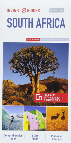 Insight Guides Travel Map South Africa - COLLECTIF