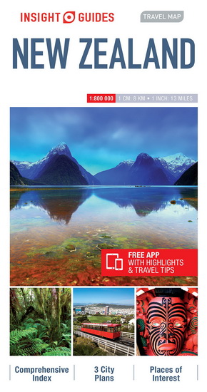 Insight Guides Travel Map New Zealand - COLLECTIF