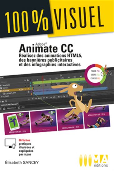 Animate CC, créez des bannières publicitaires et des infographies interactives - ELISABETH SANCEY